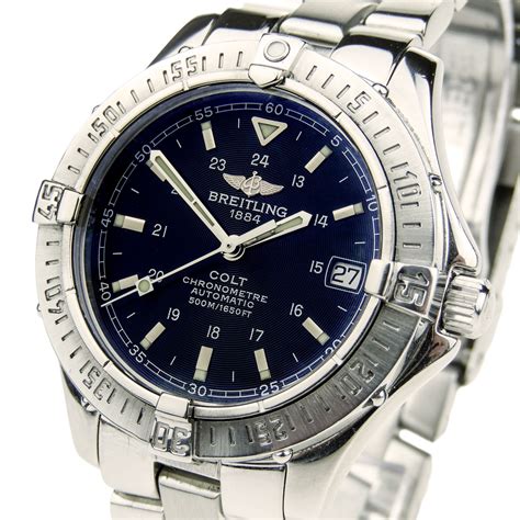 breitling colt a17350|breitling colt chronograph automatic blacksteel.